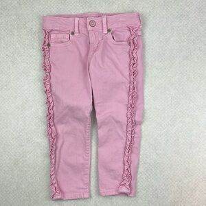 Gymboree Super Skinny Ruffle Jean Size 4